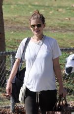 Pregnant KATE MARA Out at a Park in Los Angeles 08/26/2022