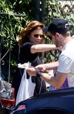 Pregnant KATE MARA Out for Ice Cream in Silver Lake 08/25/2022