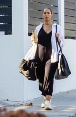 Pregnant LEONA LEWIS Out in Los Angeles 08/24/2022