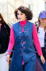 RACHEL BROSNAHAN on the Set of The Marvelous Mrs Maisel in New York 08/18/2022