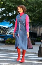 RACHEL BROSNAHAN on the Set of The Marvelous Mrs Maisel in New York 08/18/2022