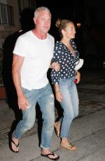 REBECCA GAYHEART and Eric Dane Leaves an Italian Restaurant in Saint Tropez 08/18/2022