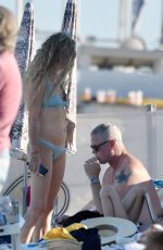 REBECCA GAYHEART in Bikini at a Beach in Saint Tropez 08/21/2022