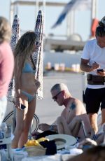 REBECCA GAYHEART in Bikini at a Beach in Saint Tropez 08/21/2022