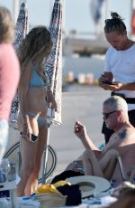 REBECCA GAYHEART in Bikini at a Beach in Saint Tropez 08/21/2022