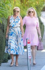 REBEL WILSON and RAMONA AGRUMA Heading to San Vincente Bungalows in West Hollywood 08/27/2022