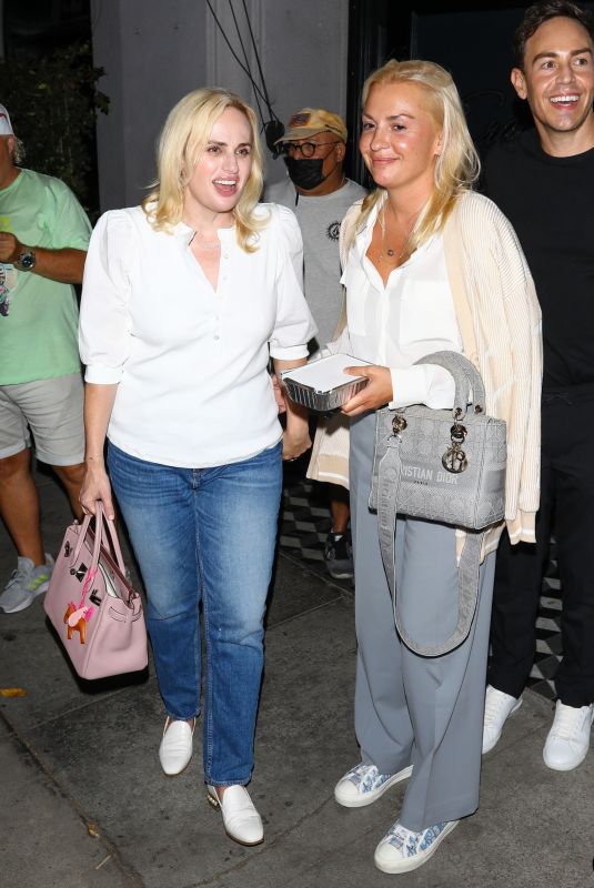REBEL WILSON and RAMONA AGRUMA Leaves Craig
