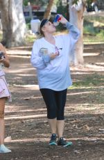 REBEL WILSON and RAMONA AGRUMA Out Hiking in Los Feliz 08/27/2022