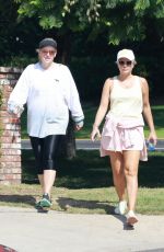 REBEL WILSON and RAMONA AGRUMA Out Hiking in Los Feliz 08/27/2022