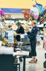 RENEE ZELLWEGER Out Shopping for Balloons and Groceries in Laguna Beach 08/10/2022