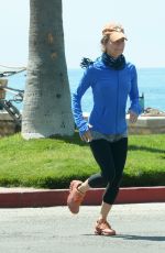 RENEE ZELLWEGER Out with Her Dogs in Laguna Beach 08/25/2022
