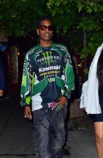 RIHANNA and A$AP Rocky Out for Dinner at Emillio