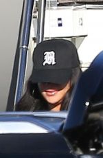 RIHANNA Arrives at a Private Jet in Los Angeles 08/14/2022