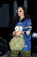 RIHANNA Arrives at an Office Building in New York 08/23/2022