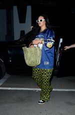 RIHANNA Arrives at an Office Building in New York 08/23/2022