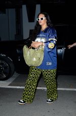 RIHANNA Arrives at an Office Building in New York 08/23/2022