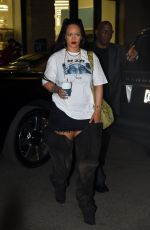 RIHANNA Night Out in New York 08/12/2022
