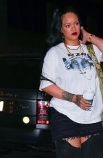 RIHANNA Night Out in New York 08/12/2022