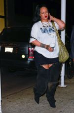 RIHANNA Night Out in New York 08/12/2022