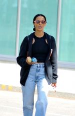 ROCHELLE HUMES Arrives at Ninja Warrior Filming in Manchester 08/09/2022