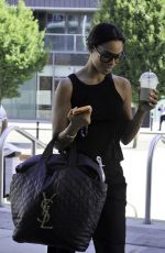 ROCHELLE HUMES Arrives on the Set of Ninja Warrior UK in Manchester 08/10/2022