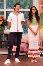 ROCHELLE HUMES at This Morning TV Show in London 08/04/2022