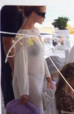 ROSIE HUNTINGTON-WHITELEY and Jason Statham at a Boat Trip Around Greek Island of Schinoussa 08/23/2022