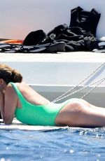 ROSIE HUNTINGTON-WHITELEY in Swimsuit at a Boat in Formentera 08/07/2022
