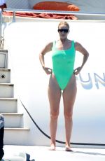ROSIE HUNTINGTON-WHITELEY in Swimsuit at a Boat in Formentera 08/07/2022