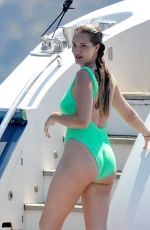 ROSIE HUNTINGTON-WHITELEY in Swimsuit at a Boat in Formentera 08/07/2022