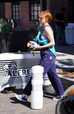 RUMER WILLIS at Alfred Coffee in Los Angeles 08/19/2022