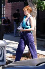 RUMER WILLIS at Alfred Coffee in Los Angeles 08/19/2022