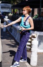 RUMER WILLIS at Alfred Coffee in Los Angeles 08/19/2022