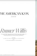 RUMER WILLIS in The House Magazine - The American Icon Issue 2022