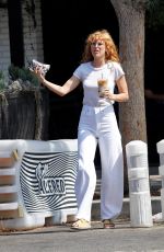 RUMER WILLIS Out for Coffee in Los Angeles 08/22/2022