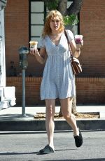 RUMER WILLIS Out Iced Coffee in Studio City 08/12/2022