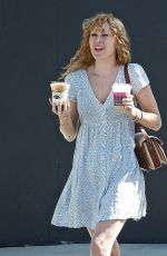 RUMER WILLIS Out Iced Coffee in Studio City 08/12/2022