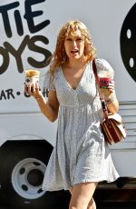 RUMER WILLIS Out Iced Coffee in Studio City 08/12/2022