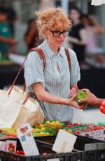 RUMER WILLIS Shopping at Farmers Market in West Hollywood 08/07/2022