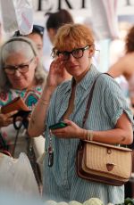 RUMER WILLIS Shopping at Farmers Market in West Hollywood 08/07/2022