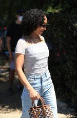 RUTH NEGGA Arrives at Day of Indulgence Party in Brentwood 08/14/2022