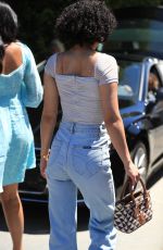 RUTH NEGGA Arrives at Day of Indulgence Party in Brentwood 08/14/2022