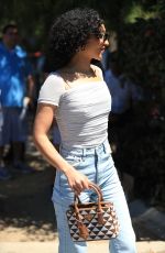 RUTH NEGGA Arrives at Day of Indulgence Party in Brentwood 08/14/2022