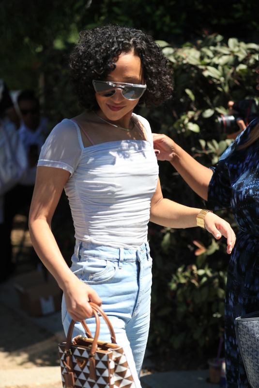 RUTH NEGGA Arrives at Day of Indulgence Party in Brentwood 08/14/2022