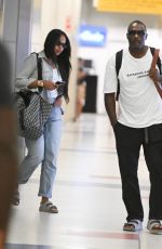 SABRINA ELBA Arrives at JFK Airport in New York 08/06/2022