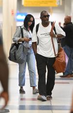SABRINA ELBA Arrives at JFK Airport in New York 08/06/2022