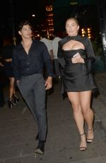 SAFFRON BARKER Leaves Amazonico Restaurant in London 08/18/2022