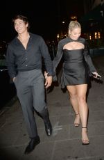 SAFFRON BARKER Leaves Amazonico Restaurant in London 08/18/2022