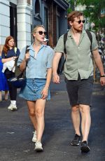 SAOIRSE RONAN and Jack Lowden Riding Bikes Out in London 07/31/2022