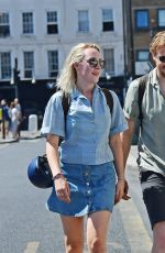SAOIRSE RONAN and Jack Lowden Riding Bikes Out in London 07/31/2022